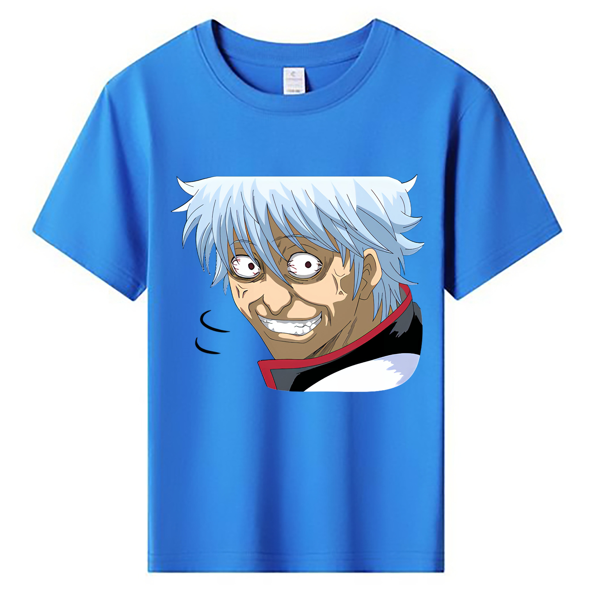（画像用） ぎんたま 坂田銀時（さかたぎんとき） 神楽 志村新八（しむら しんぱち） GINTAMA Sakata Gintoki Kagura Shimura Shinpachi 綿100％キッズTシャツ（フロントプリント）
